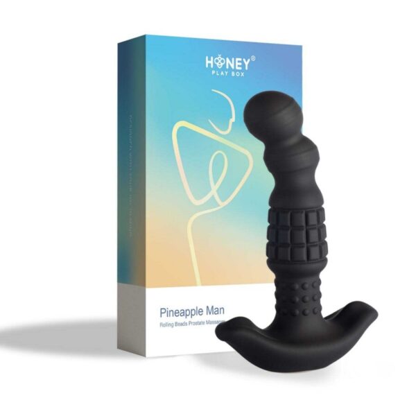 Pineapple Man – Rolling Bead Vibrating Prostate Massager