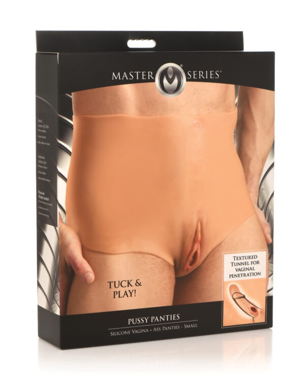 Pussy Panties Silicone Vagina + Ass Panties – Small