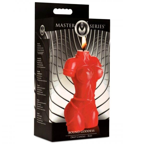 Bound Goddess Drip Candle – Red
