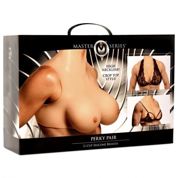 Perky Pair G-Cup Silicone Breasts
