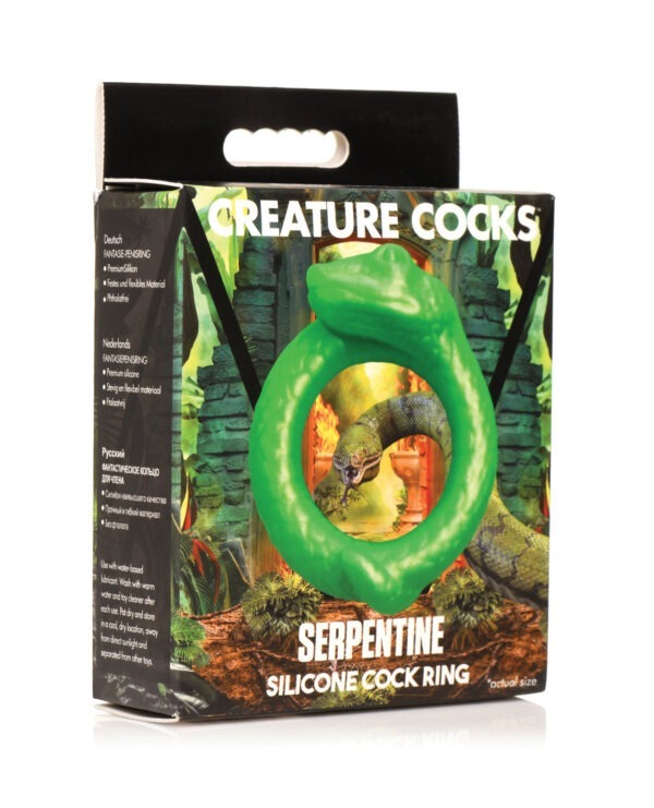 Serpentine Silicone Cock Ring