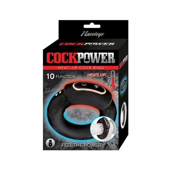 COCKPOWER HEAT UP COCK RING-BLACK