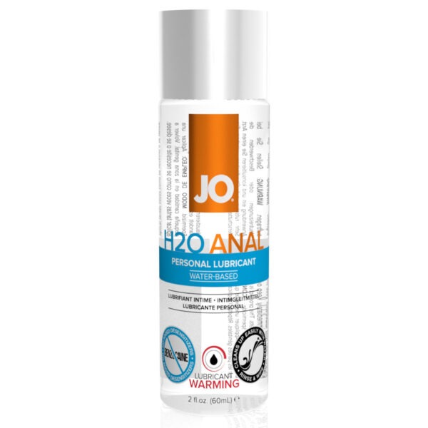 JO H2O Anal – Warming – Lubricant 2 floz / 60 mL