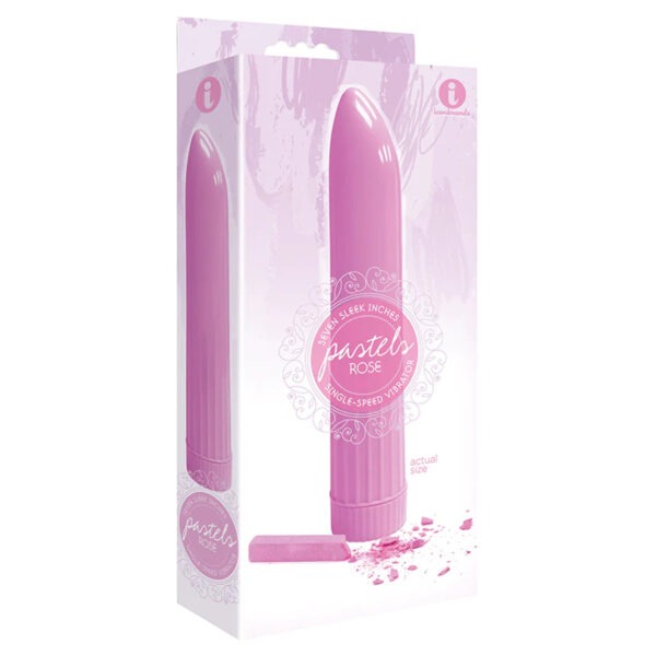 The 9 Pastel Vibrator Waterproof Rose 7 Inch