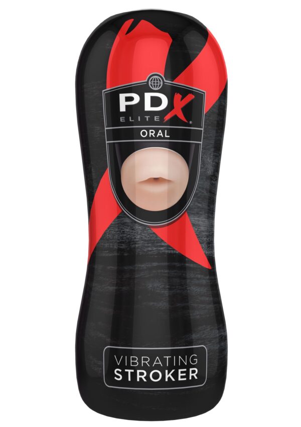 PDX Elite Oral  Vibrating Stroker