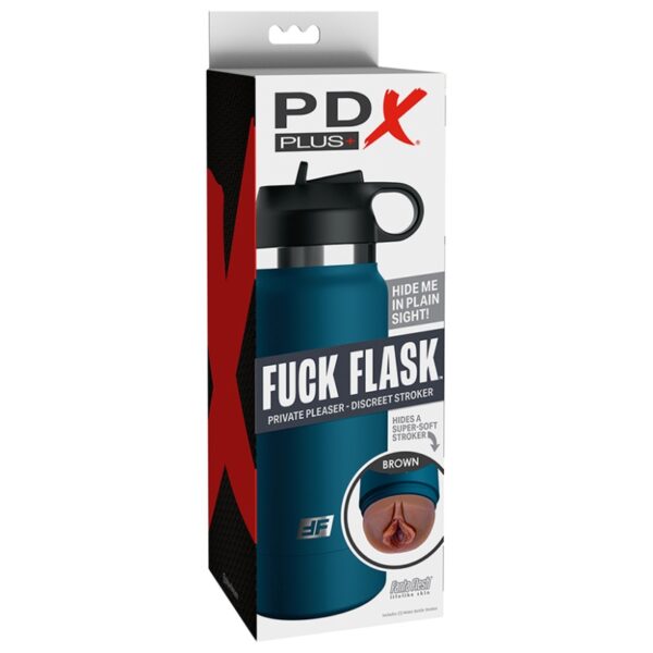 PDX Plus Fuck Flask - Private Pleaser Tan