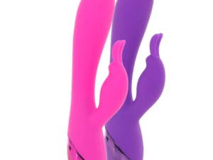 BOGO Rabbit Rechargeable Vibrator – Pink/Purple