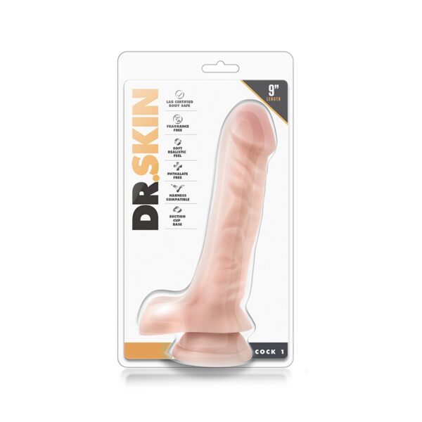 Dr. Skin Cock 1 – 9″ Beige