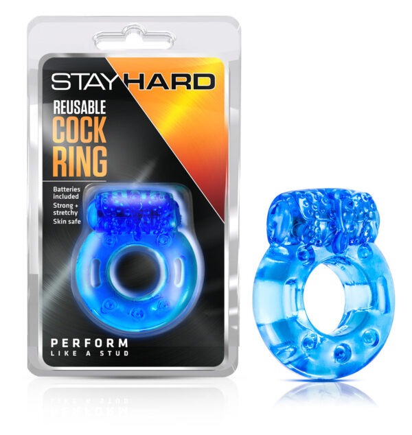 Stay Hard – Reusable Cock Ring – Blue