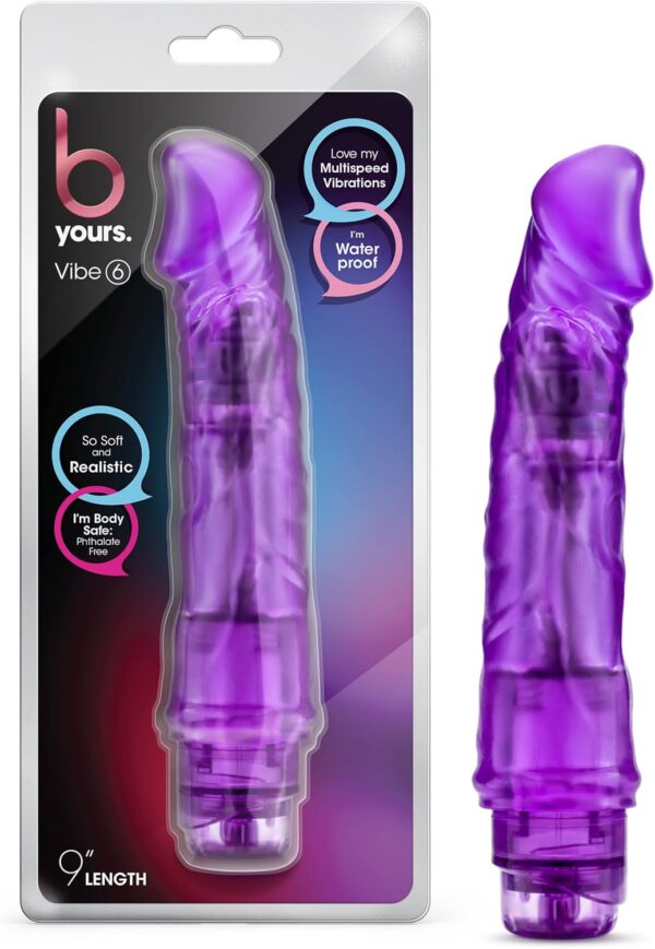 B Yours – Vibe 6 – 9 Inch Purple