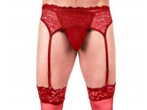 Prowler Lace Garter Set Red Prowler Lace Garter Set Red